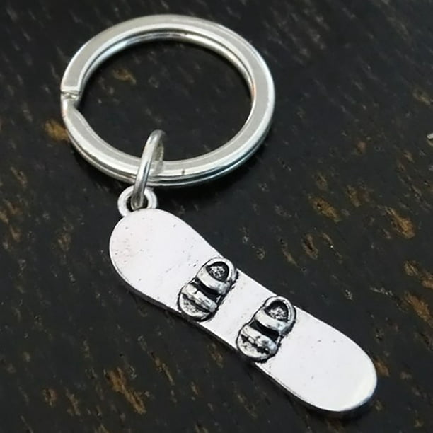 Personalizing or Corp. Gift Genuine Leather Black Oval Key Chain Ring